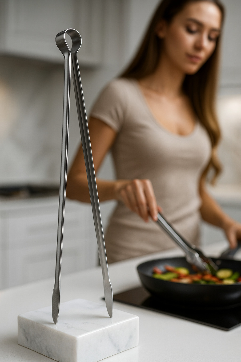 37 cm XXL Izgara Maşası – Paslanmaz Çelik, Profesyonel Mutfak ve Barbekü Kullanımı 722602