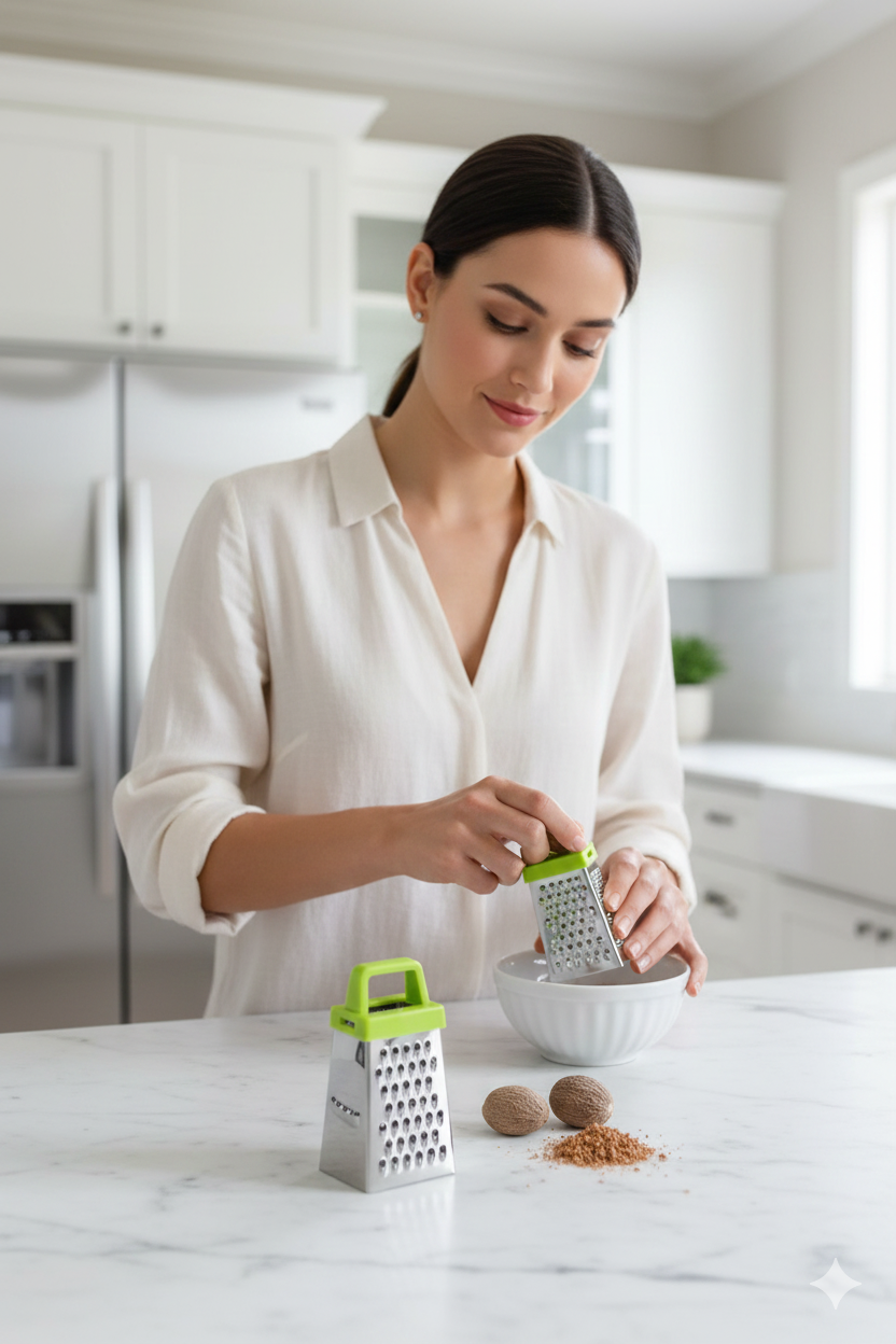 Mıknatıslı Mini Rende 5 cm – Paslanmaz Gurme Baharat Rendesi & Buzdolabı Magneti 722618