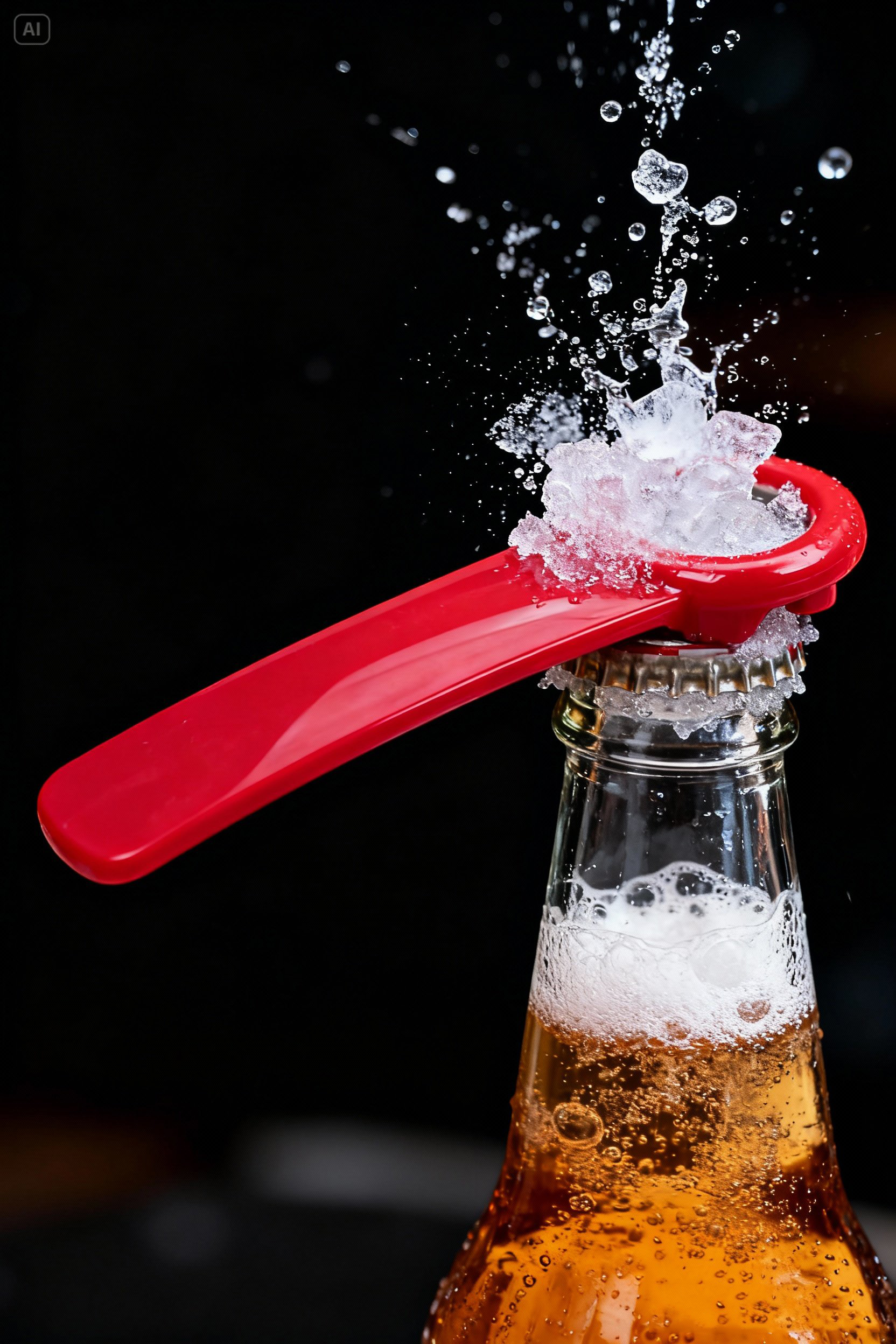 Ergonomik Şişe Açacağı - Gazoz, Kola, Bira Kapağı Açıcı  722619