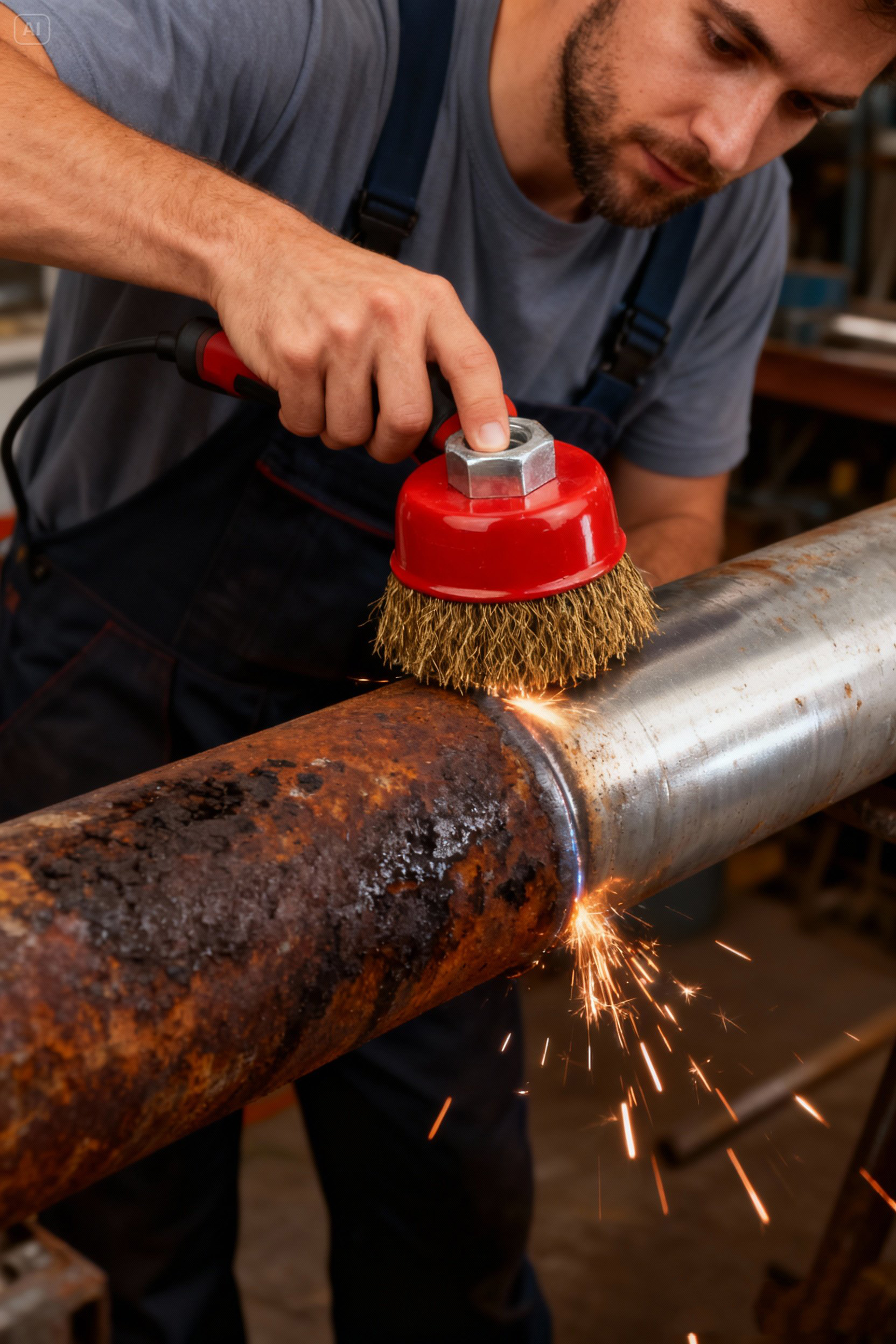 M14 Uyumlu Çanak Tel Fırça 65 mm Profesyonel Pas Sökücü Yüzey Temizleme Diski 722621