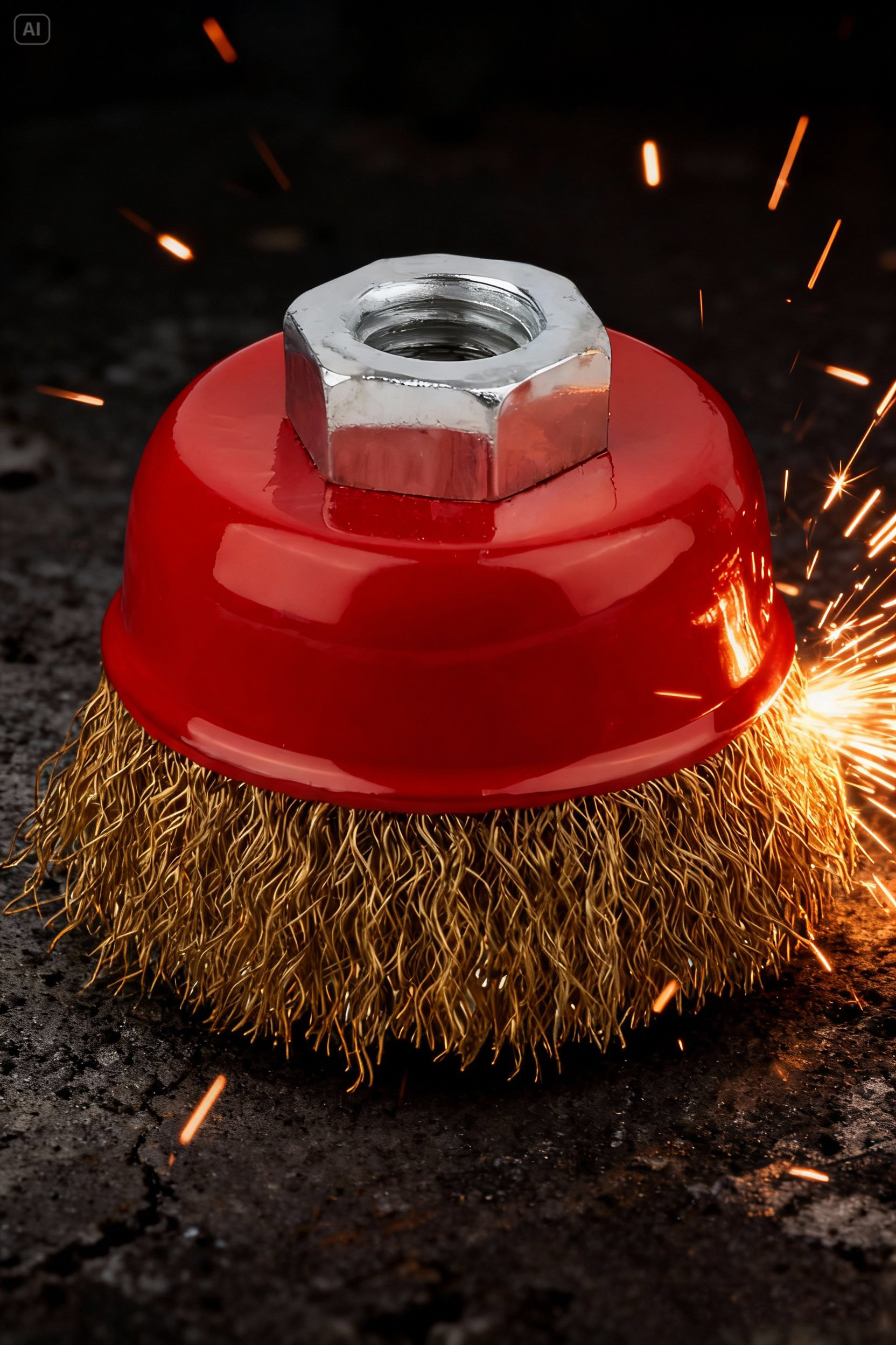 M14 Uyumlu Çanak Tel Fırça 80 mm Profesyonel Pas Sökücü Yüzey Temizleme Diski 722622