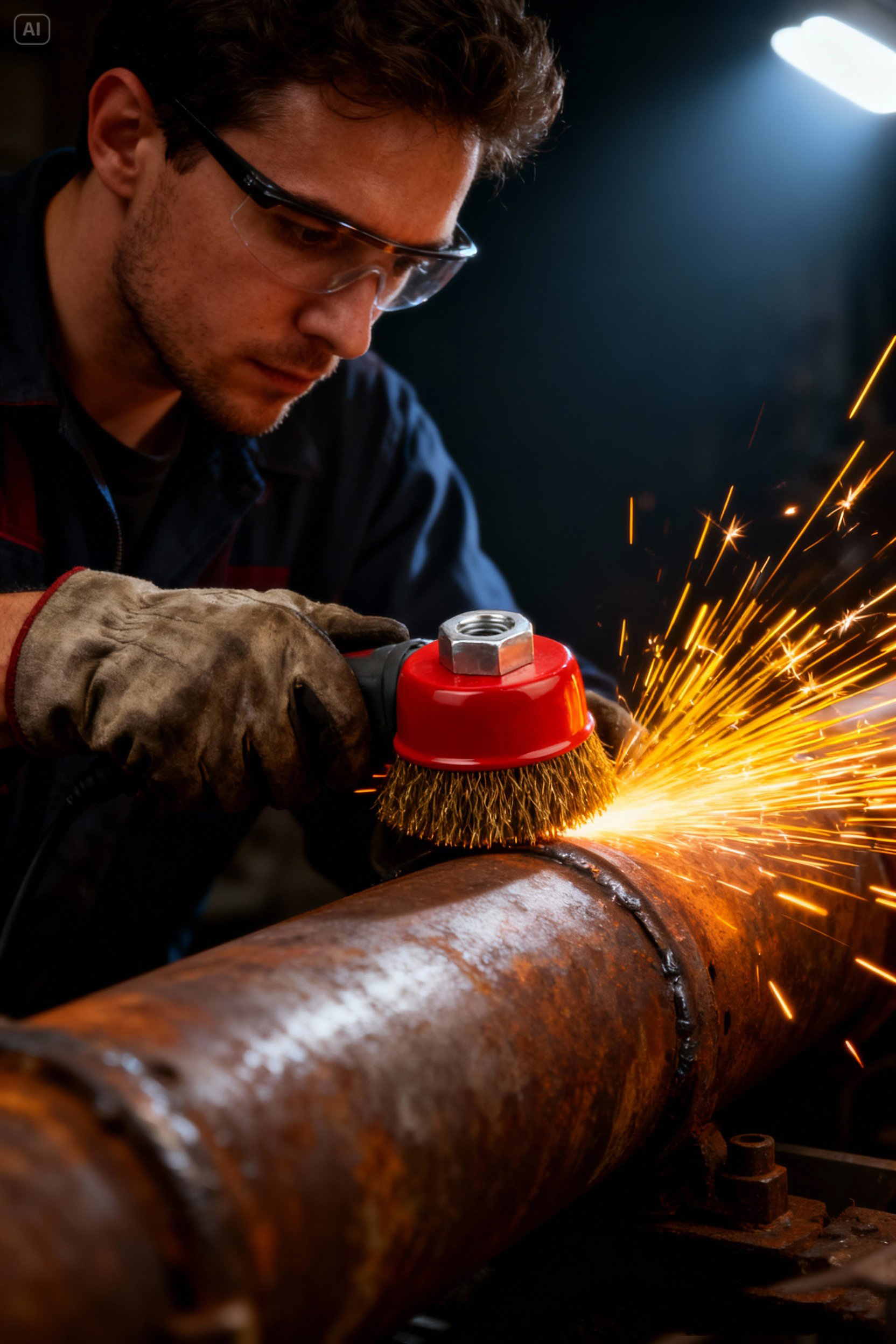 M14 Uyumlu Çanak Tel Fırça 100 mm Profesyonel Pas Sökücü Yüzey Temizleme Diski 722623