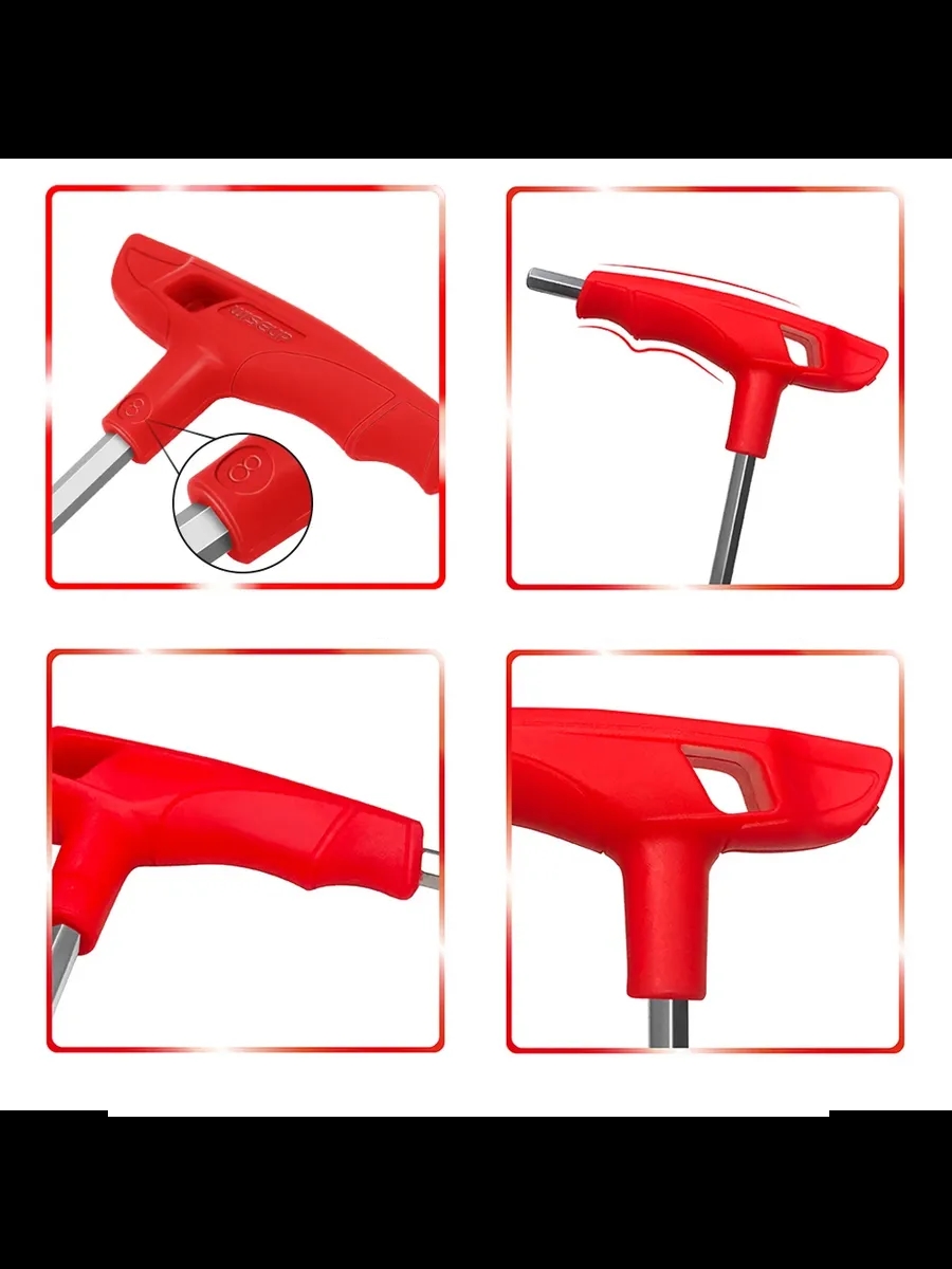 Profesyonel T-Saplı Alyan Seti | 7 Parça CR-V Çelik Hex Uçlu Güç Serisi 722632