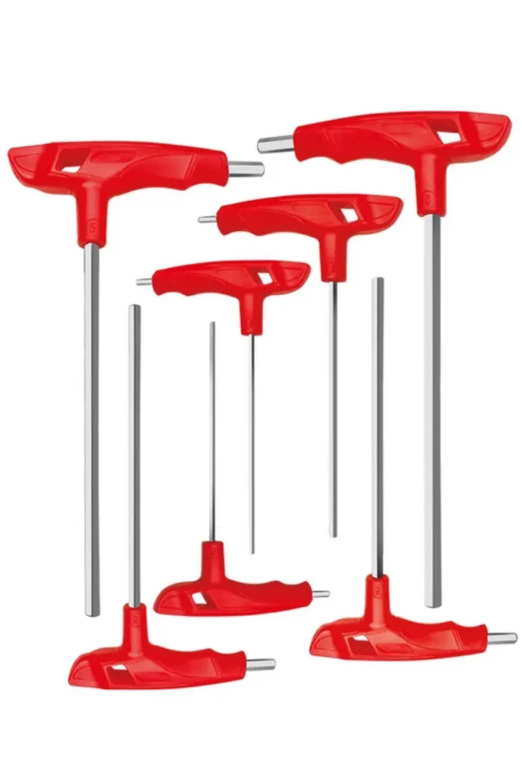 Profesyonel T-Saplı Alyan Seti | 7 Parça CR-V Çelik Hex Uçlu Güç Serisi 722632