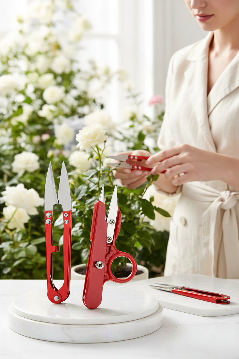 Profesyonel 2’li Mini Budama Seti:  Hassas Çiçek ve Bitki Makası - Çelik Ultra Keskin Seri 722647