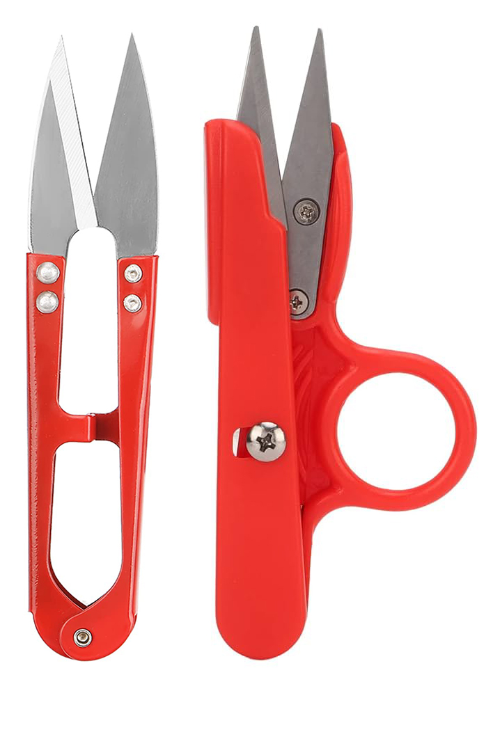 Premium 2’li Profesyonel İplik Tiftik Makası Seti - Çelik Hassas Nakış Snips 722648