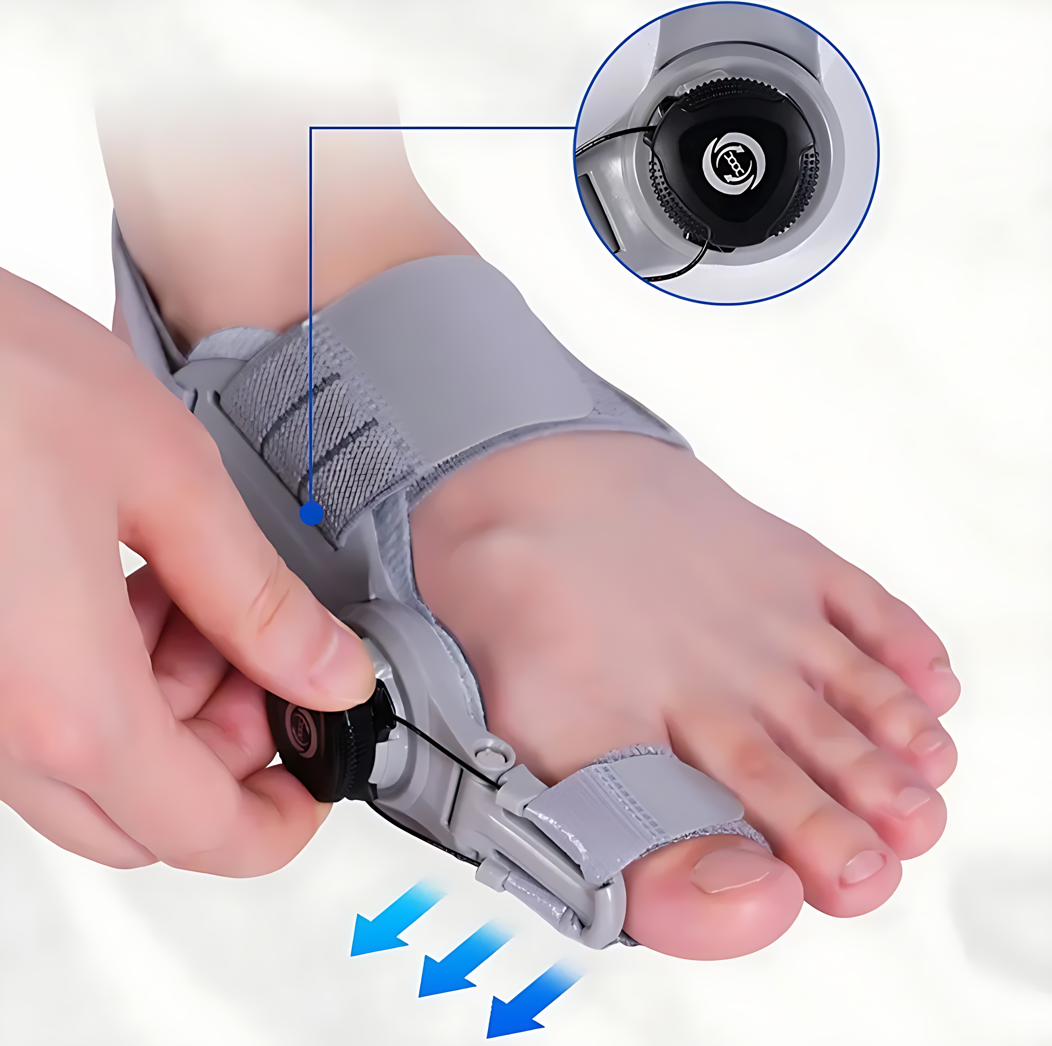 Pro-Adjust Ayarlanabilir Mekanizmalı Bunyo n Düzeltici - Ortopedik Gece ve Gündüz Ateli 722657