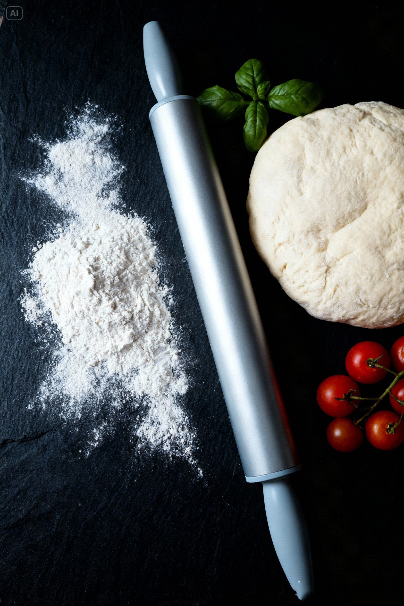 Çelik Merdane - Profesyonel Hamur Açma Merdanesi - 304 Paslanmaz Çelik Mutfak Merdanesi 722659