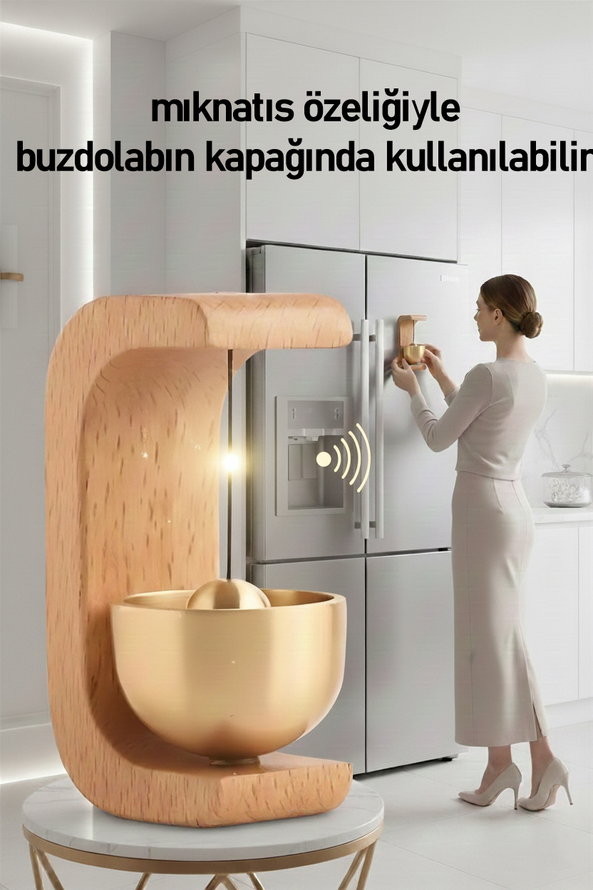 Ahşap Kapı Çanı - Deprem Zili - Dekoratif Zil -Japon Rüzgar Çanı  Yapışkanlı ve Mıknatıslı 722666