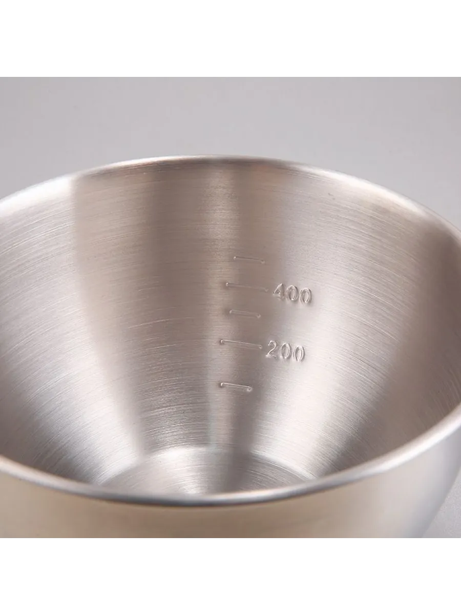 Inox Çelik Profesyonel Ölçülü arıştırma Kabı -600 ml Sos & Hazırlık Şefi Serisi 722673