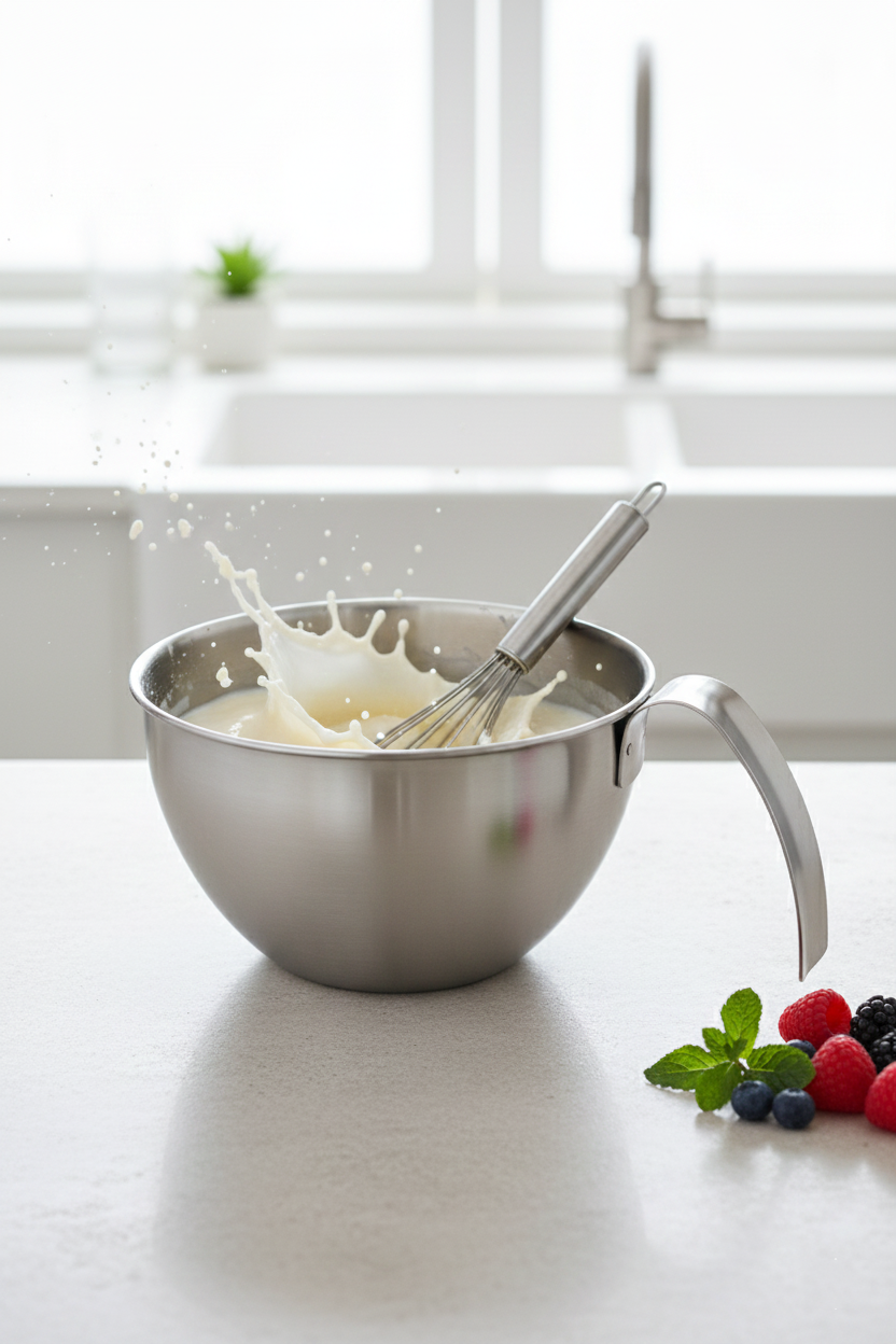 Inox Çelik Profesyonel Ölçülü arıştırma Kabı -600 ml Sos & Hazırlık Şefi Serisi 722673