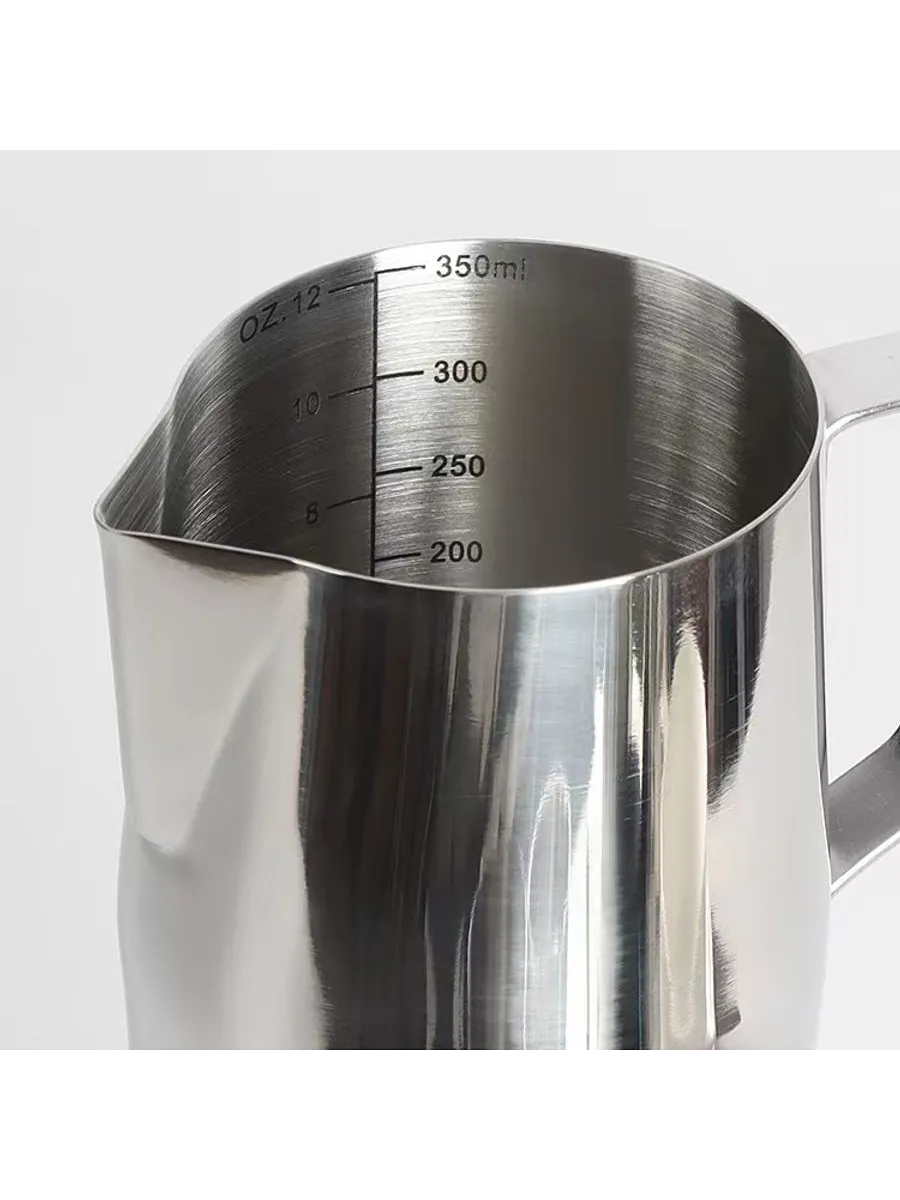 İnox 350ml Barista Süt Sürahisi - Süt Köpürtme Potu -  Paslanmaz Çelik  722675