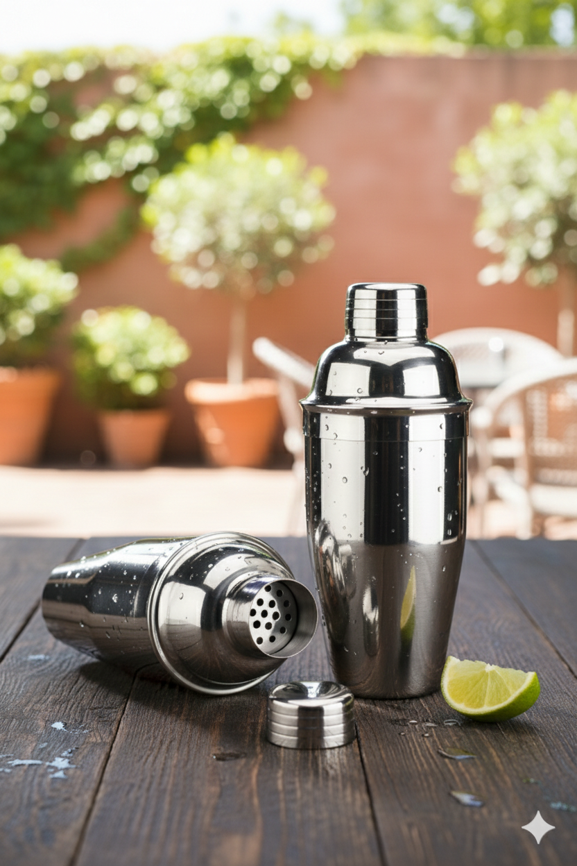 750 ml Inox Shaker - Kokteyl Karıştırma Kabı  Süzgeçli Bar Shaker Paslanmaz Çelik 722682