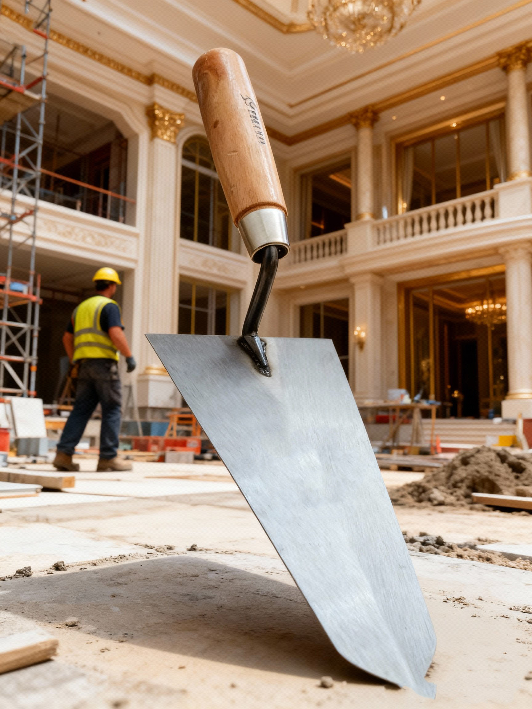 Çelik Sıvacı Malası 17.5 cm - Ultra Dayanıklı Ergonomik Saplı Premium Mala 722685