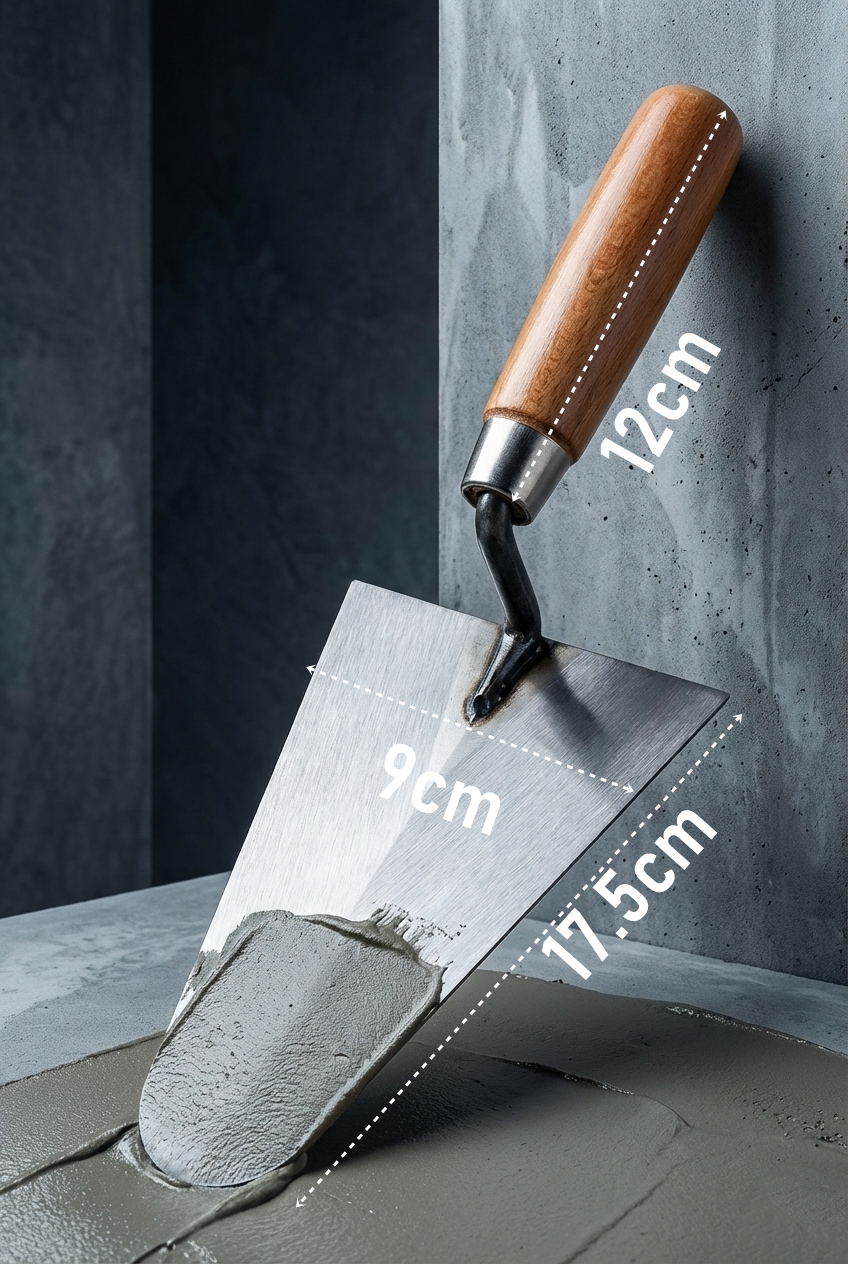 Çelik Sıvacı Malası 17.5 cm - Ultra Dayanıklı Ergonomik Saplı Premium Mala 722685