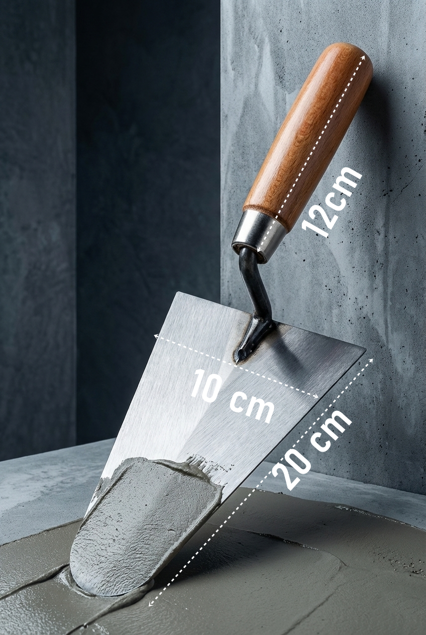 Çelik Sıvacı Malası 20 cm - Ultra Dayanıklı Ergonomik Saplı Premium Mala 722686