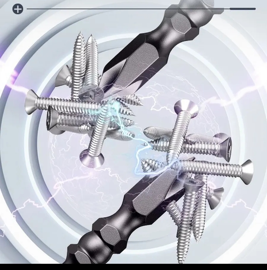 10’lu Çift Taraflı Manyetik Amortisörlü Yıldız Çelik Vidalama Uç Seti – 65mm PZ2 Endüstriyel  722690