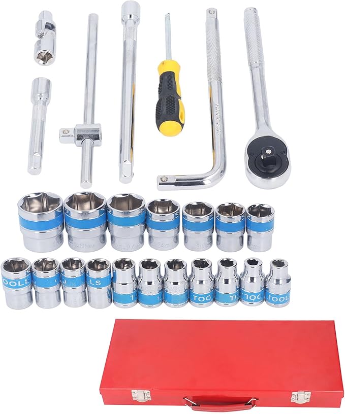 25 Parça Profesyonel Heavy Duty Lokma Takımı - 1/2