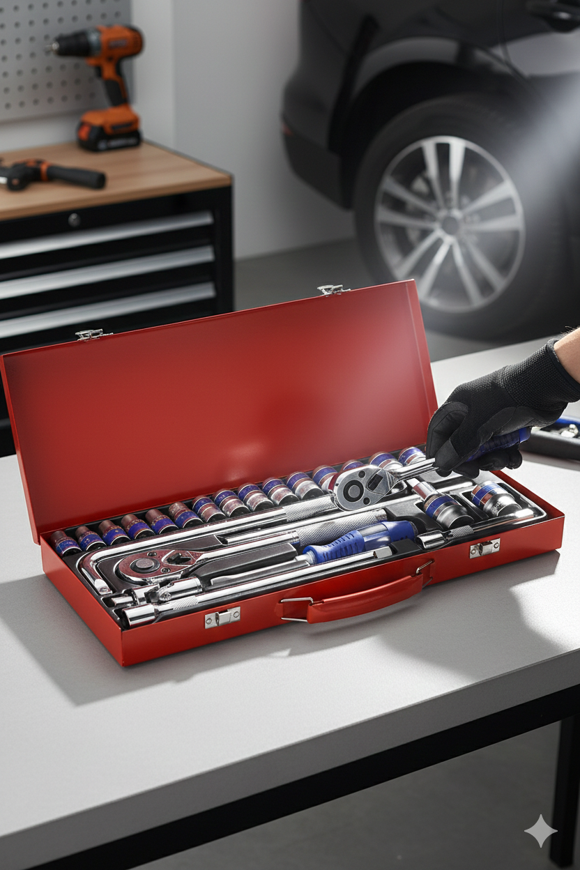 25 Parça Profesyonel Heavy Duty Lokma Takımı - 1/2