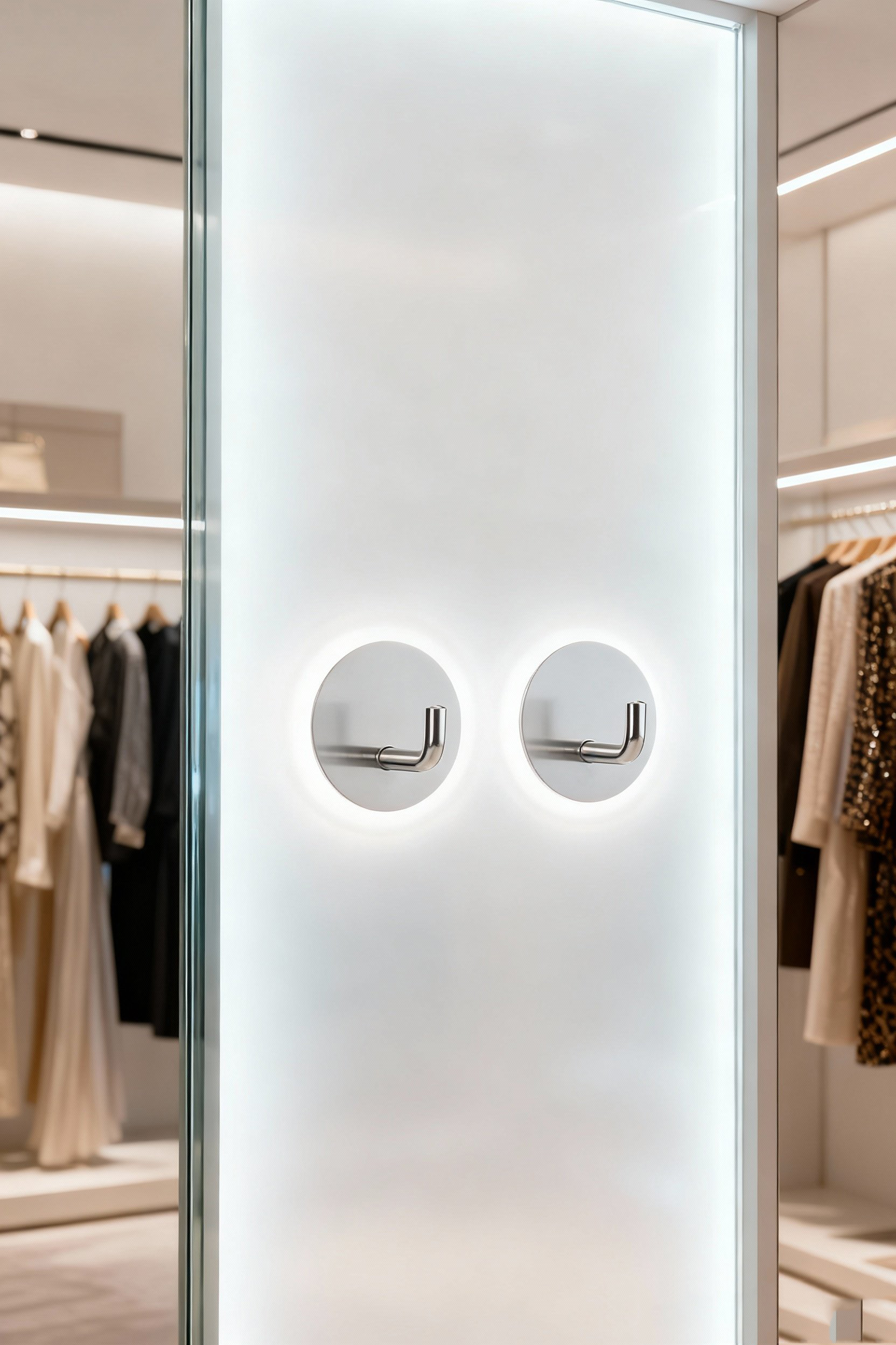 2'li Banyo ve Mutfak Askı Seti - SUS304 Lazer Kesim Çelik  Ultra Güçlü Yapışkanlı Askı 722702