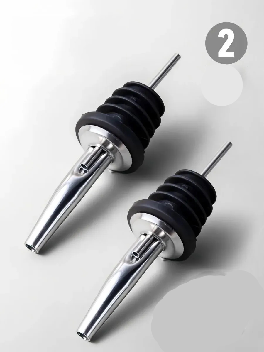 2 Adet Profesyonel Inox Paslanmaz Çelik Free Flow Pourer (Akıtıcı) 722708