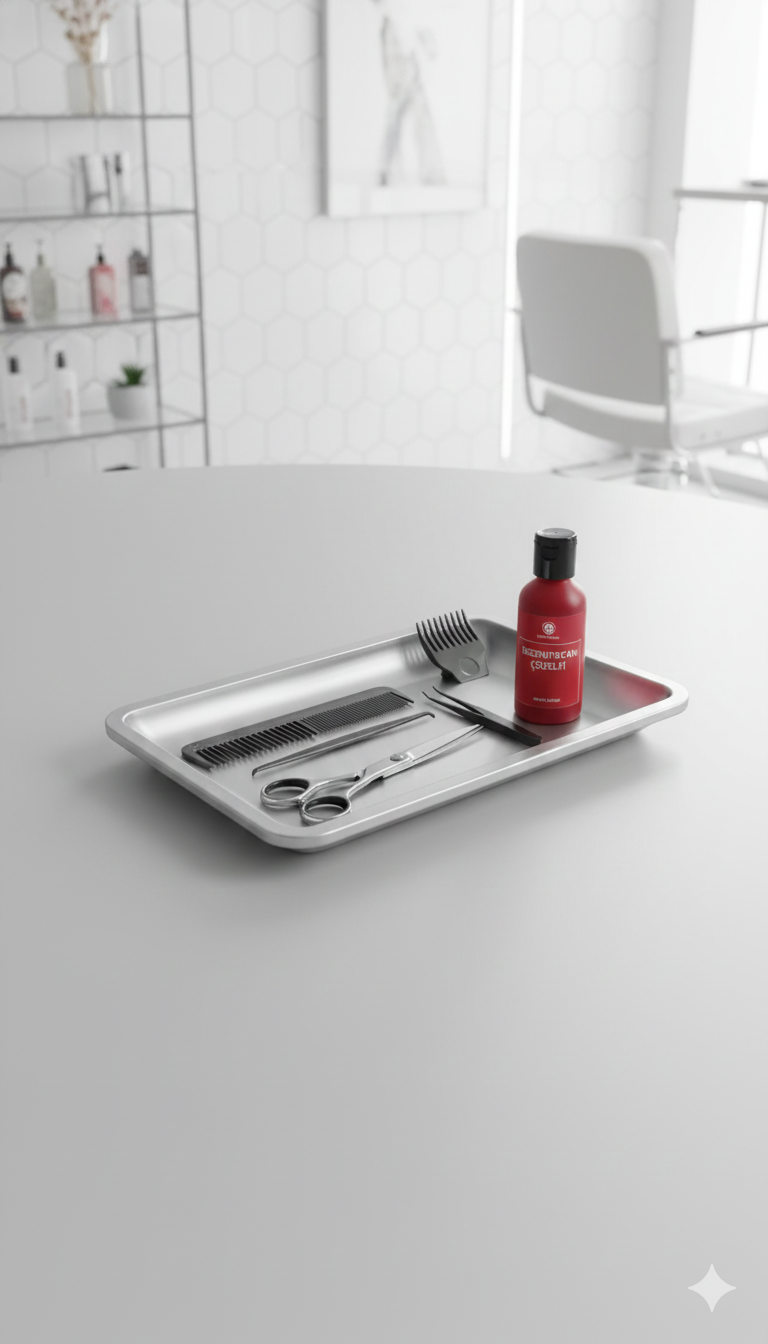 Premium Cerrahi Çelik Sterilizasyon Tepsisi 18x12cm: Paslanmaz Lüks Medikal & Kozmetik Küvet 722718