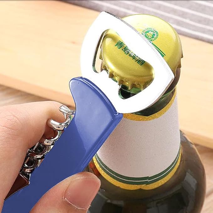 Barmen Tip Çelik Profesyonel Tirbüşon ve Şişe Açacağı Kombine Set 722723