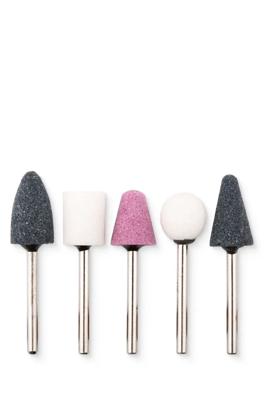 5'li Dremel Ucuna Taşlama Seti - 3mm Şaft Profesyonel Oyma, Şekillendirme ve Rötuş Uçları 722729