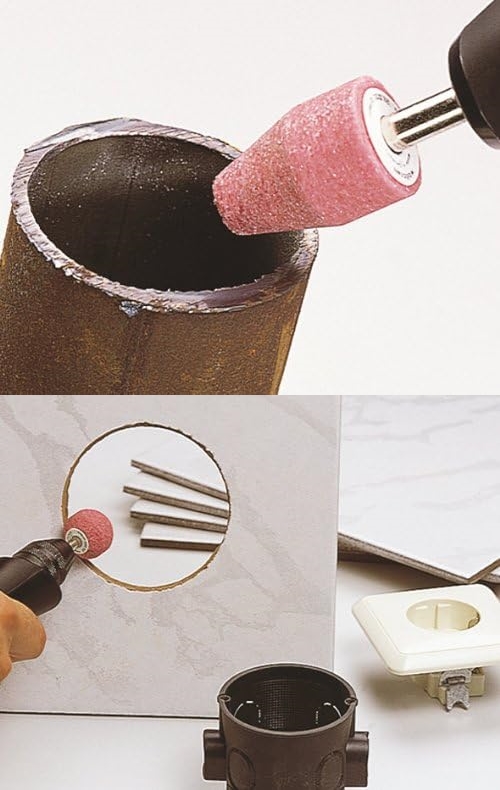 5'li Dremel Ucuna Taşlama Seti - 3mm Şaft Profesyonel Oyma, Şekillendirme ve Rötuş Uçları 722729