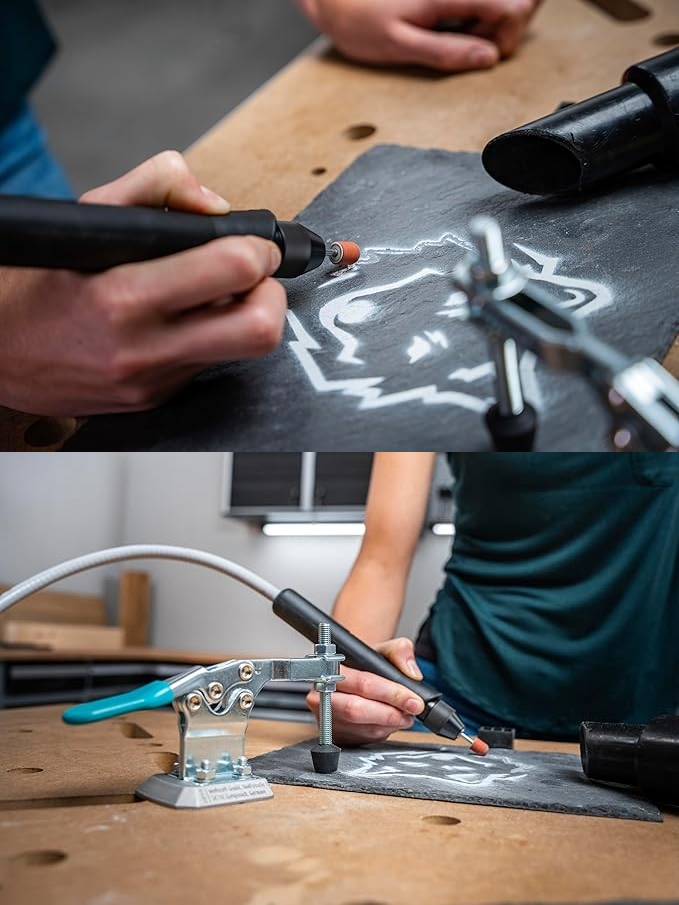 5'li Dremel Ucuna Taşlama Seti - 3mm Şaft Profesyonel Oyma, Şekillendirme ve Rötuş Uçları 722729