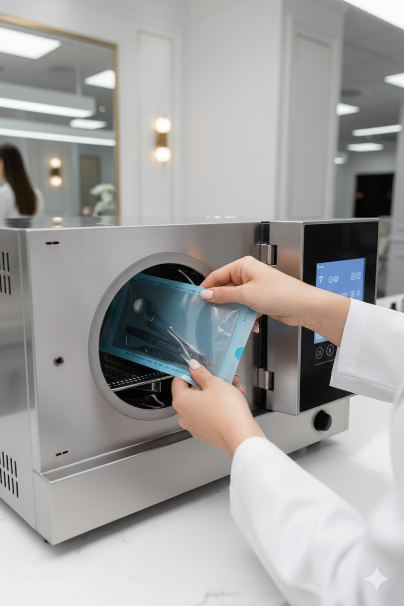 Sterilizasyon Poşeti 600 Adet - Otoklav Kendinden Yapışkanlı Medikal Poşet 9x26 cm 722738