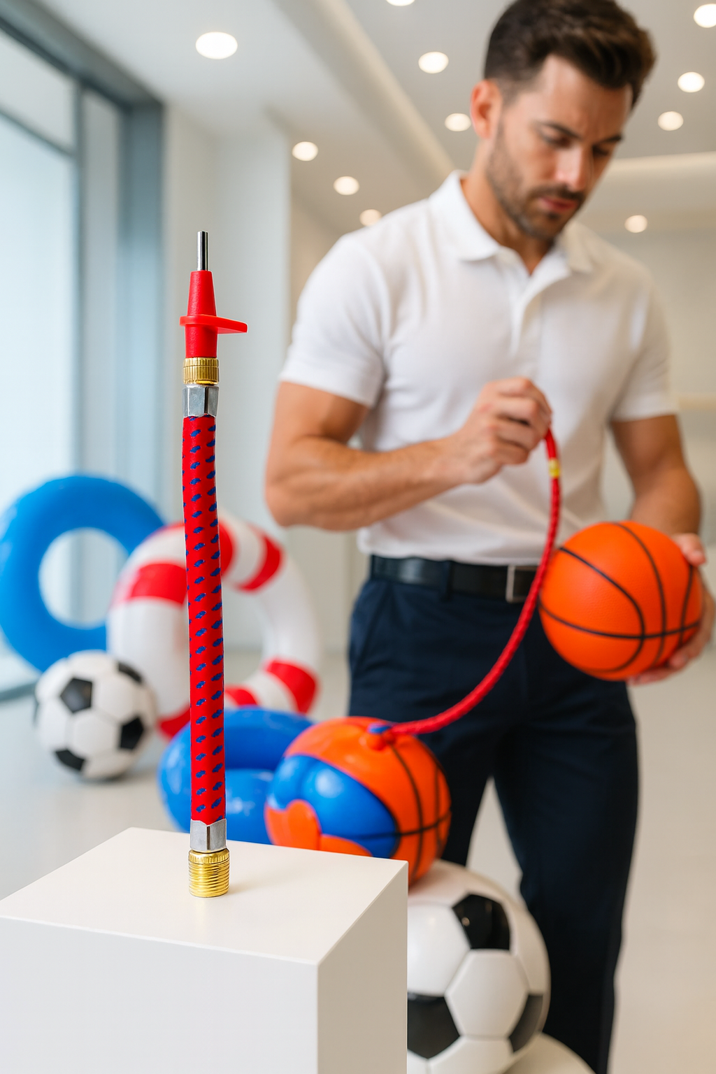 5’li Şişirme Seti: Futbol, Bisiklet ve Deniz Ekipmanları İçin Master Adaptör Kiti 722742