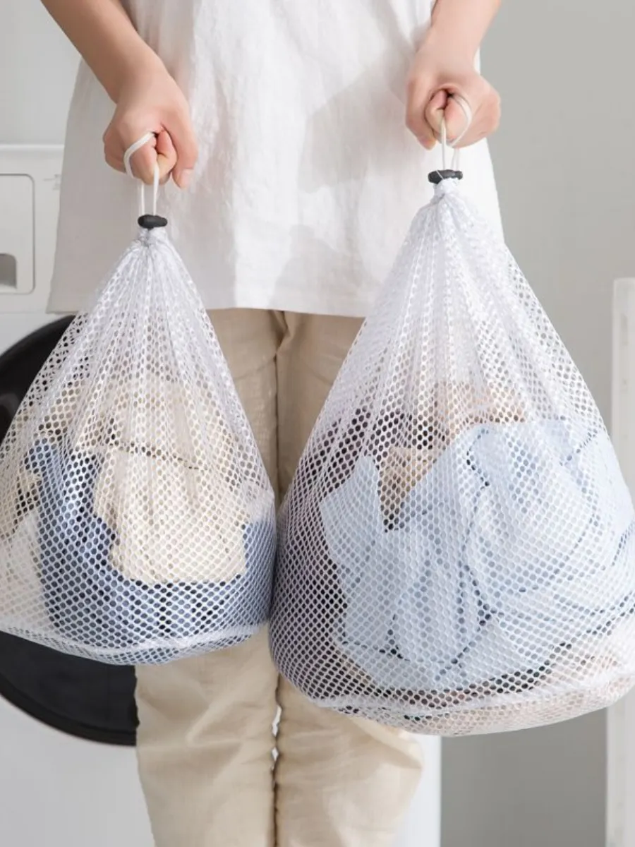 Premium Hassas Dokunuş: 2'li Lüks Çamaşır Yıkama Filesi Seti - Giysi Koruma Sanatı 60x80 cm 722758