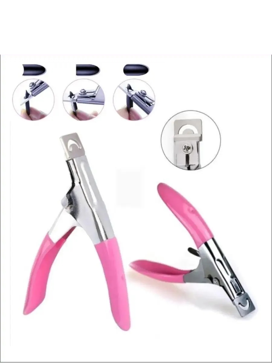 Profesyonel Akrilik Tırnak Makası: Pürüzsüz Kesim U Tip Protes Tırnak Kesici  722767