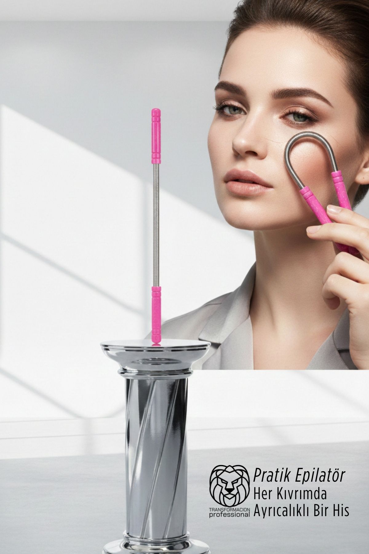 Pürüzsüzlük Sanatı: Profesyonel Çelik Yaylı Yüz Epilatörü – Pratik ve Kusursuz Cilt Bakımı 722769