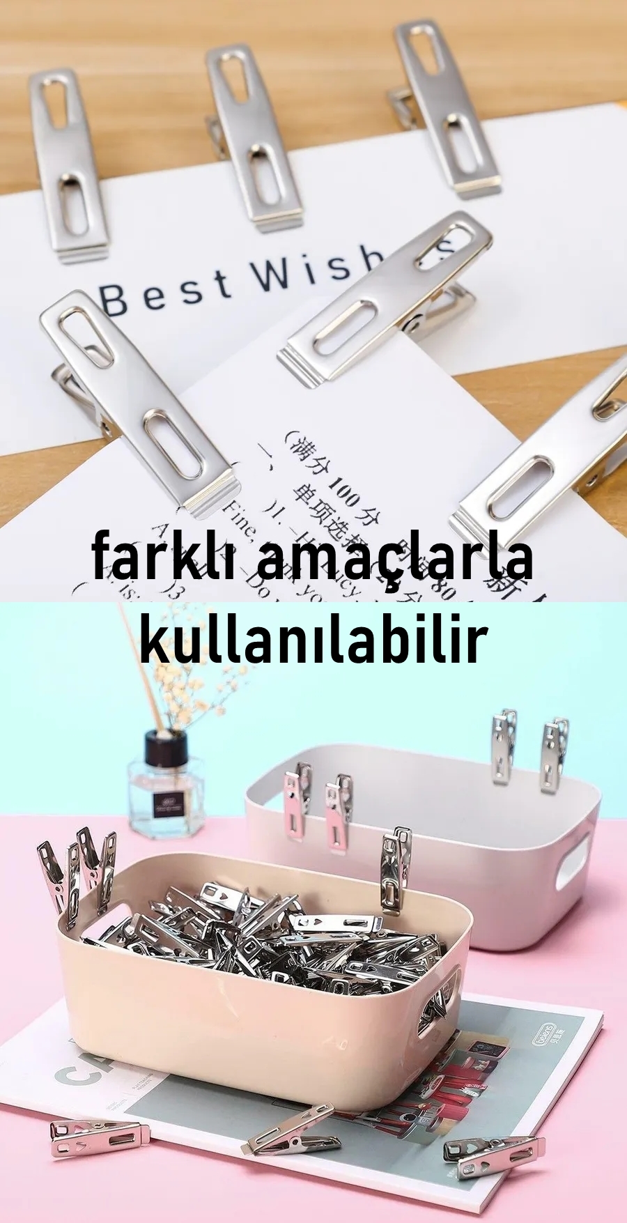 Premium Çelik Mandal Seti - 60'lı Elite Seri, Endüstriyel Mukavemetli Çamaşır Mandalı 722780