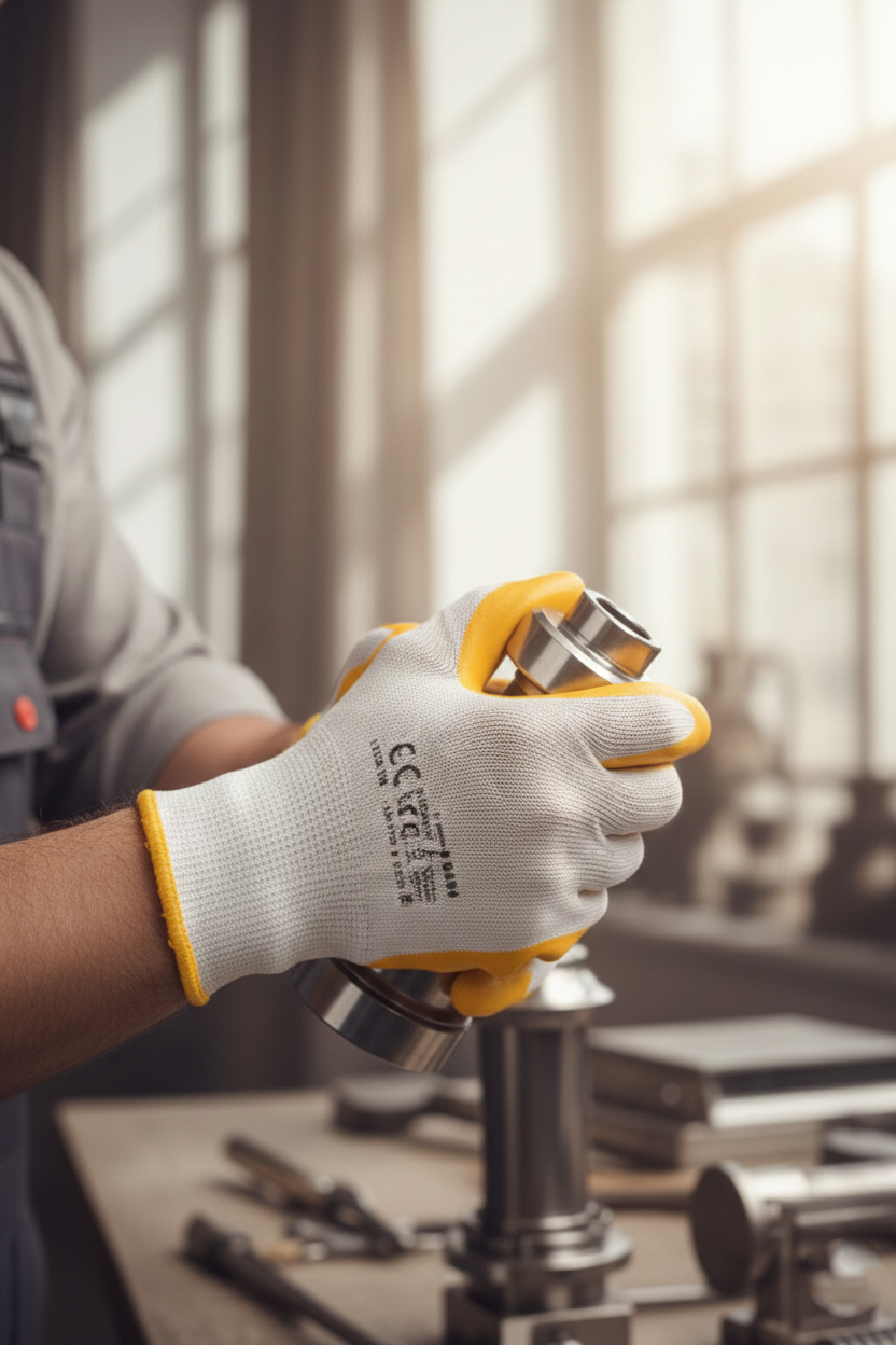 Ultra Dayanıklı Kavrama Teknolojili 4'lü İş Eldiveni Seti - Profesyonel Atölye ve Montaj Serisi 722783