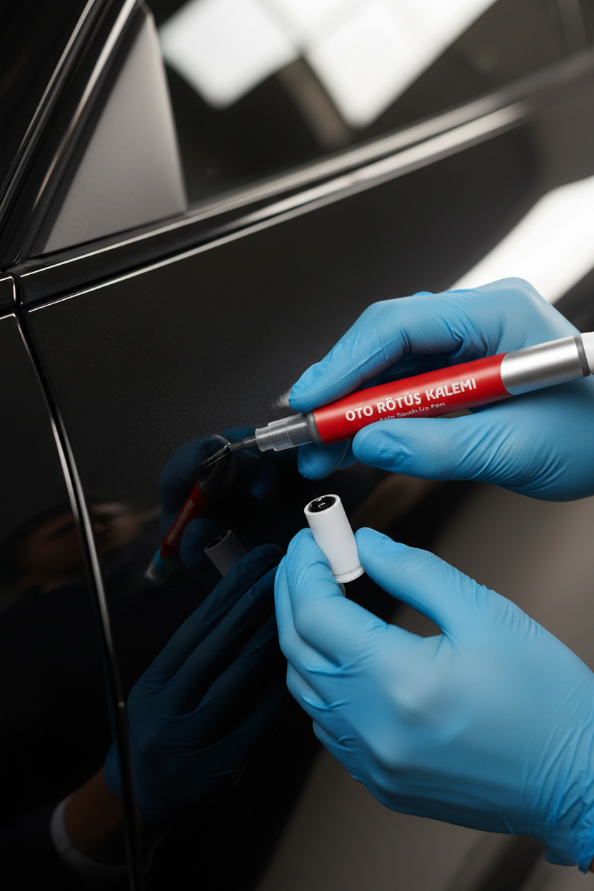 Profesyonel Siyah Araç Rötüş Kalemi - Kusursuz Çizik Giderme & Parlak Yüzey Yenileyici (5 ml) 722786