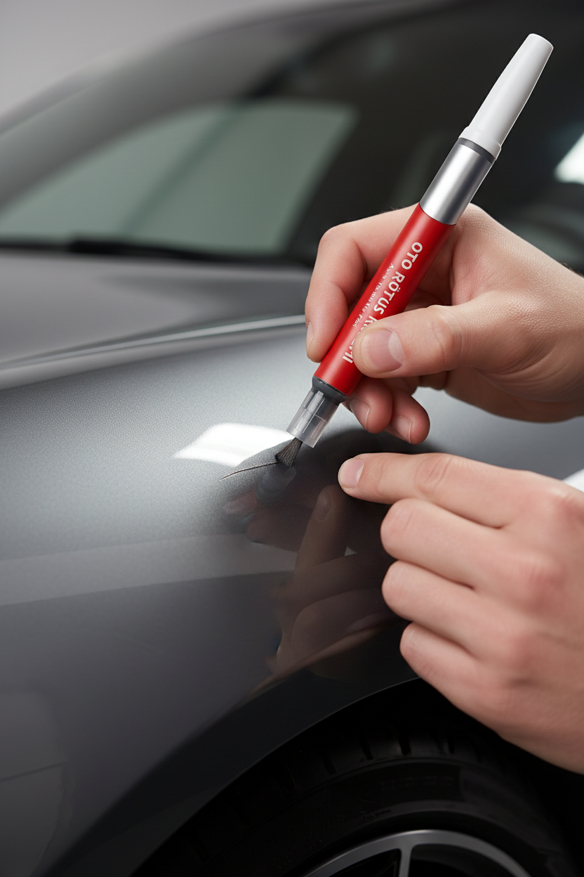 Profesyonel Gri Araç Rötüş Kalemi - Kusursuz Çizik Giderme & Parlak Yüzey Yenileyici (5 ml) 722787