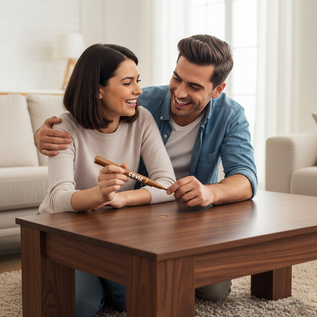 Ceviz Renk Mobilya Rötüş Kalemi – Ahşap Çizik Giderici & Restorasyon Kalemi (Ceviz/Walnut) 722788