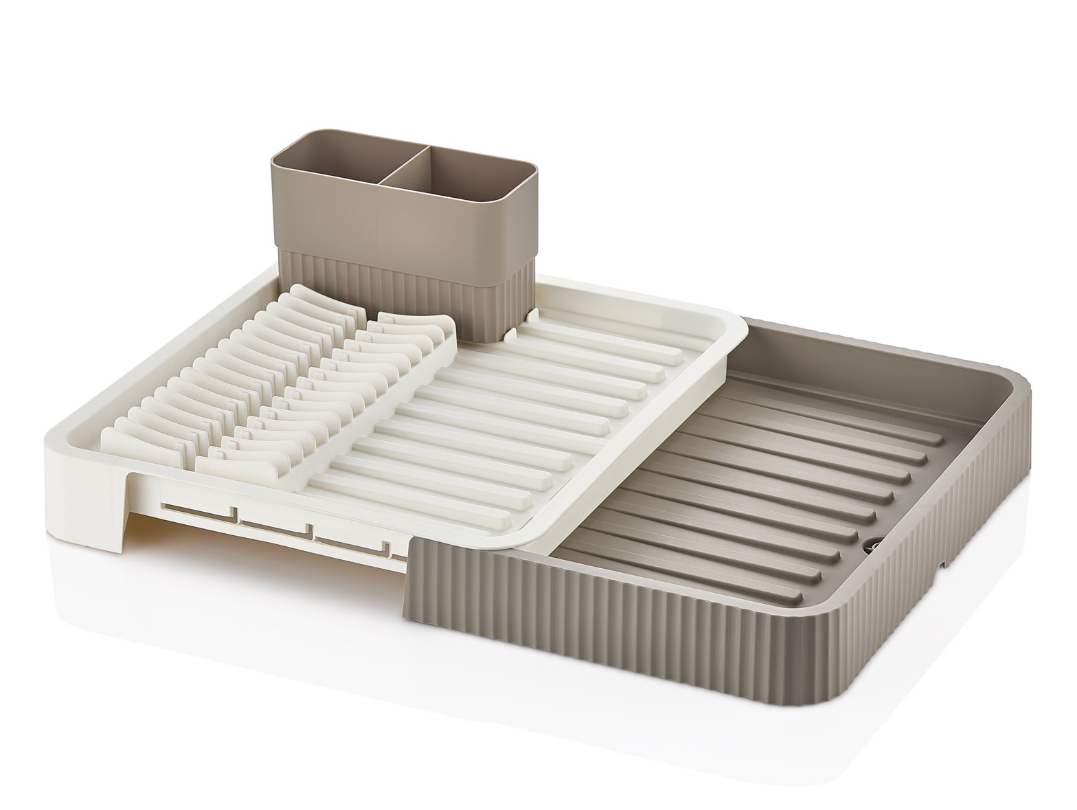  Açılır-Kapanır Bulaşıklık - Bulaşık Durulama Sepeti Tabaklık Bulaşık Kurutmalık LATTE 721706