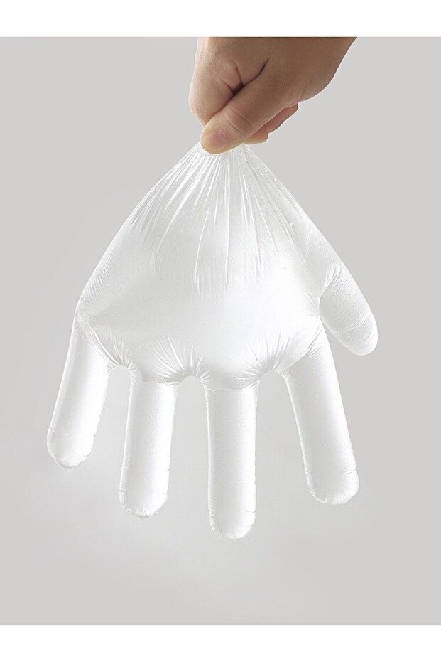 400 Adet Tek Kullanımlık Şeffaf Eldiven 718946
