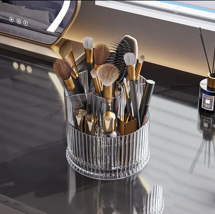  Moblen Luxury 33.5 cm Ortası Dönerli Bölmeli Makyaj ve Kozmetik Düzenleyici Organizer 722813