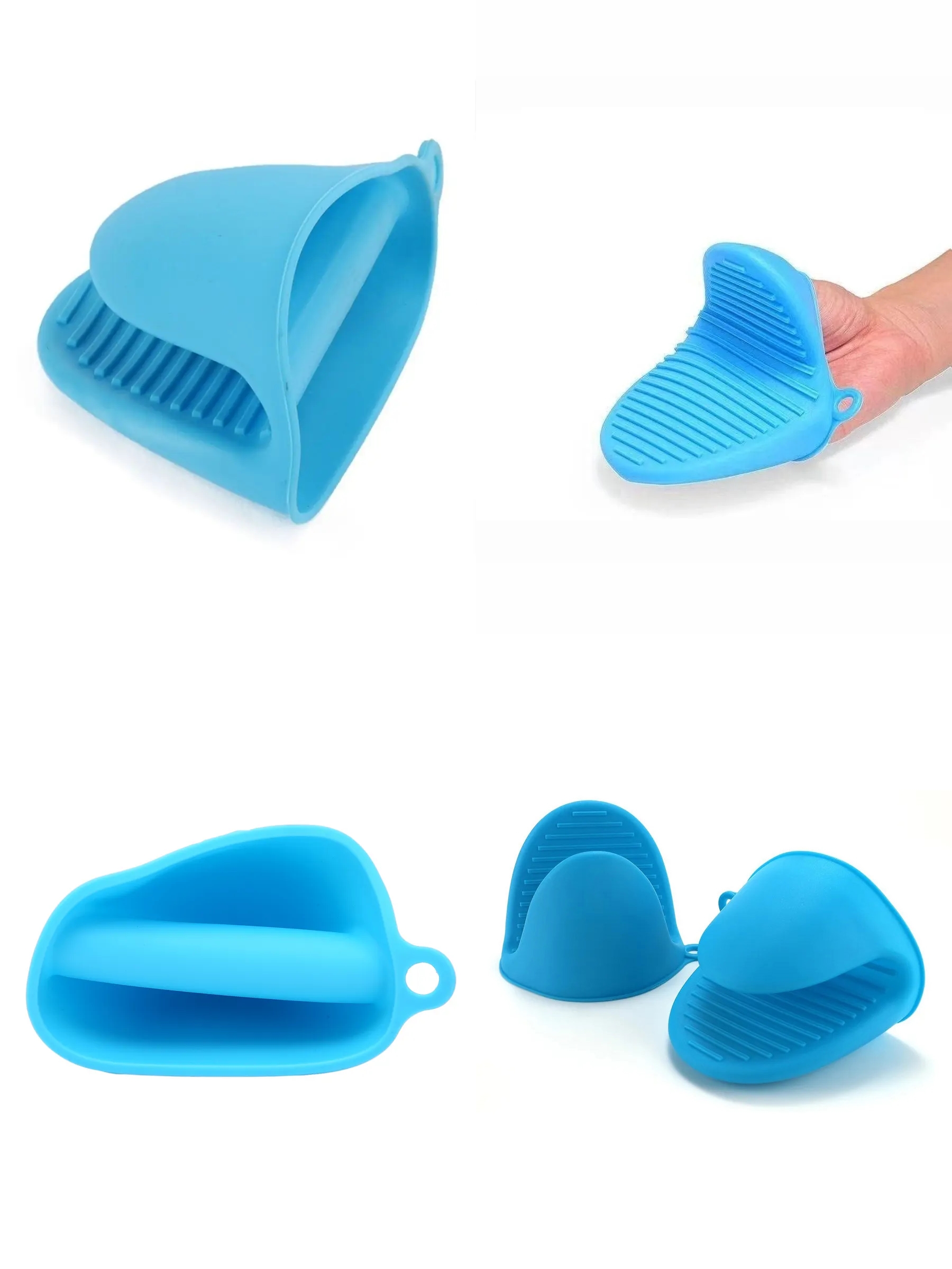 Valeria Serisi - Isıya Dayanıklı Lüks Silikon Parmak Ucu Tutacağı Fırın Eldiveni 718989