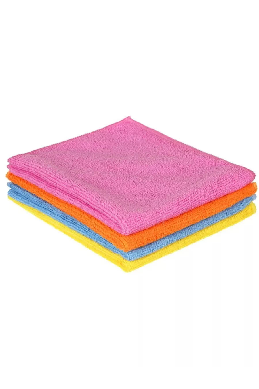 4'lü Lüks Mikrofiber Bez Seti: İz Bırakmayan Ultra Emici 722827