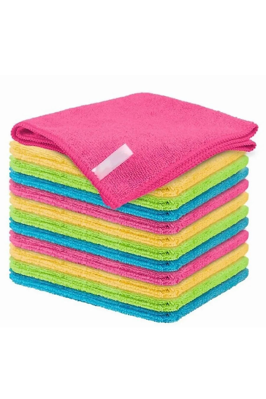 12'li Lüks Mikrofiber Bez Seti: İz Bırakmayan Ultra Emici 722828