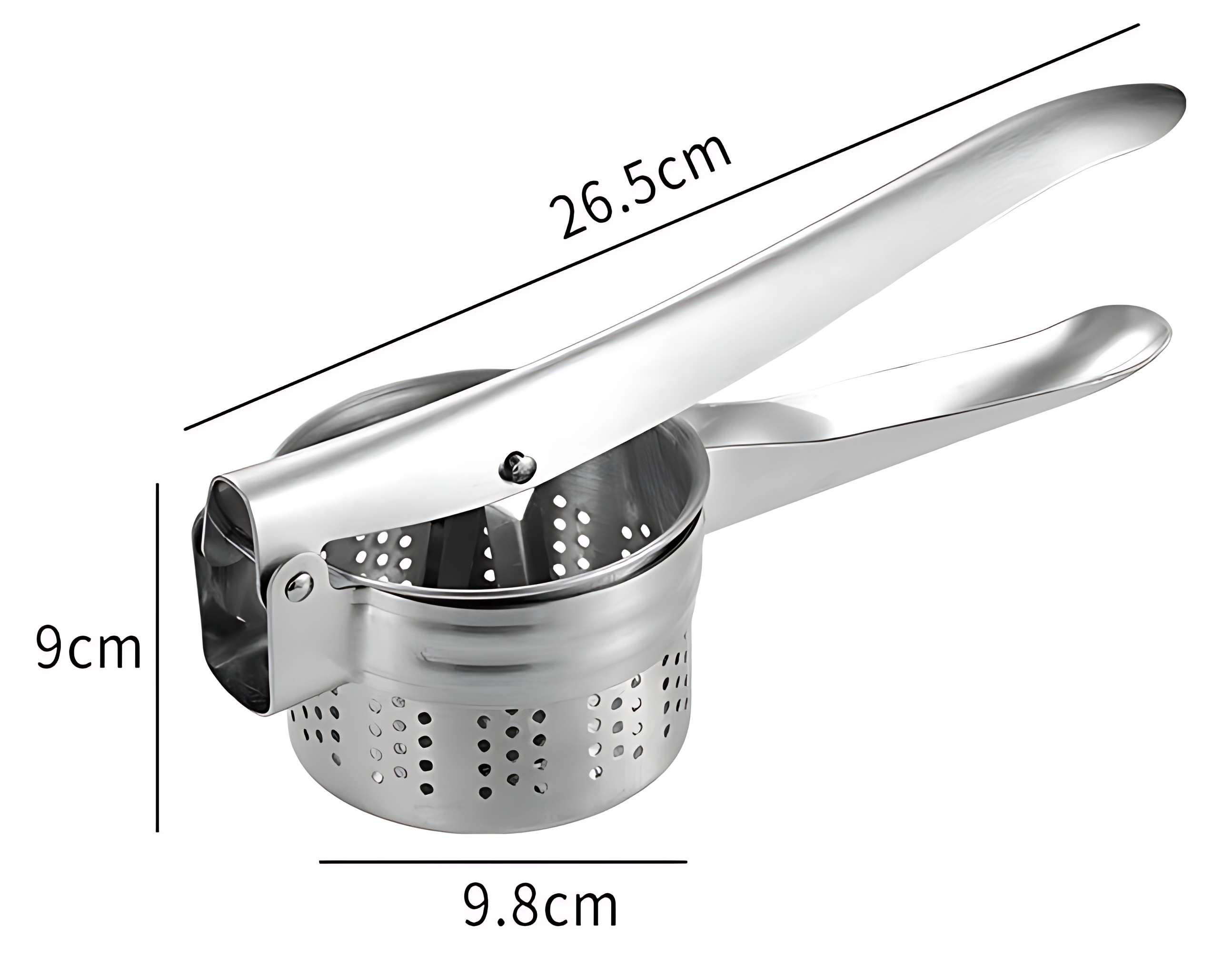 Patates Ezici Meyve Sıkacağı Sıkacağı Sebze Presi 304 Paslanmaz Çelik 721954