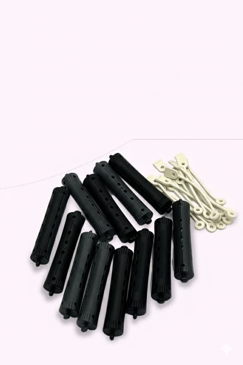 Saç Bigudisi - 6'lı Saç Bukle Şekillendirme Seti - Lastikli - Ömürlük Şekillendirme 722830