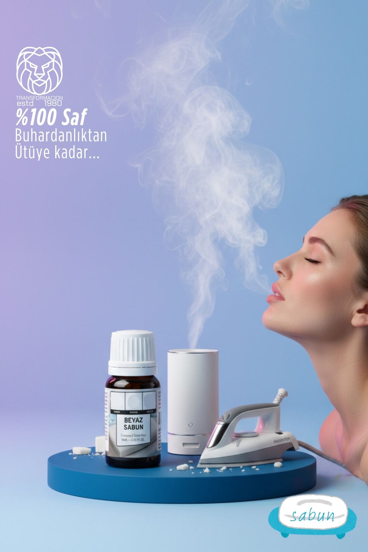 %100 Saf Beyaz Sabun Esansı - 10 ml Hiper-Konsantre Oda ve Ütü Kokusu 