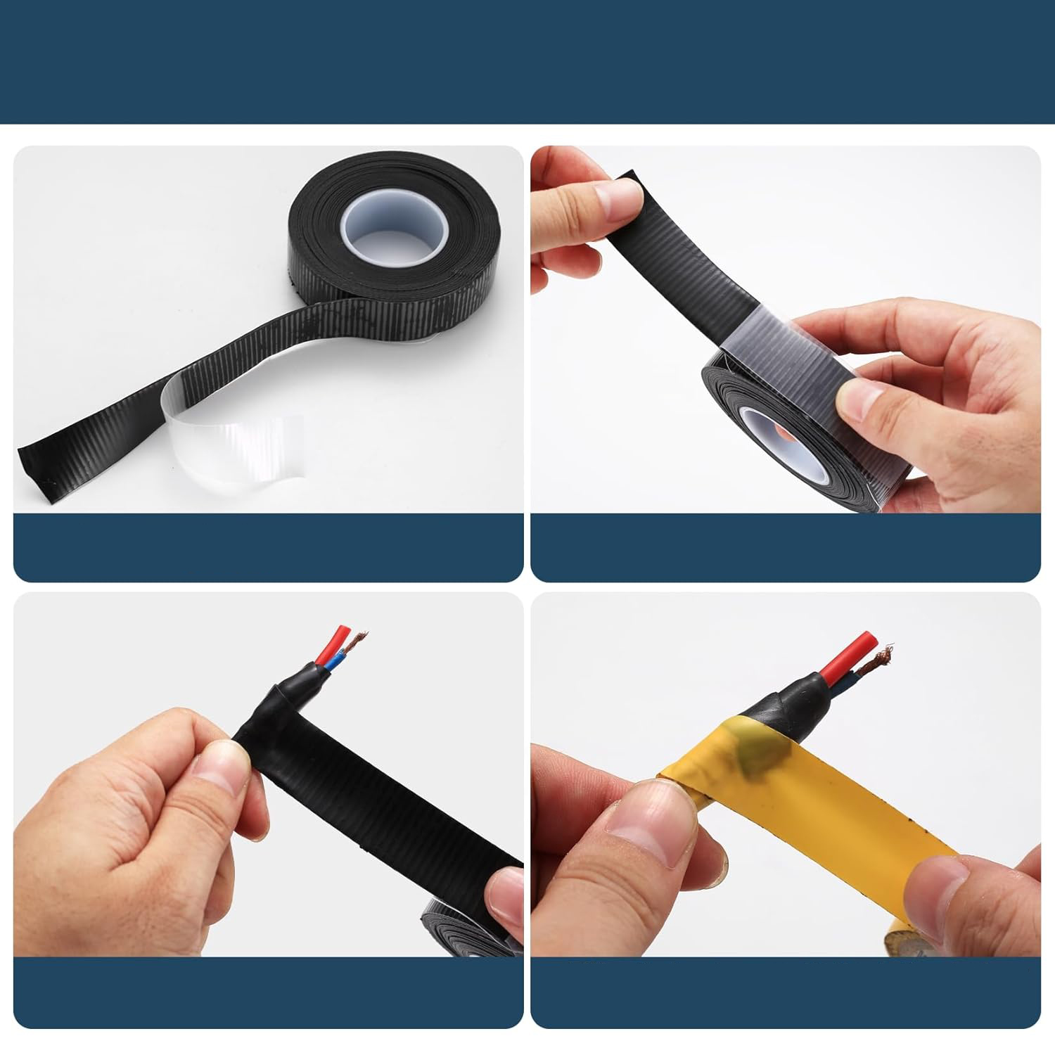 Kendinden Eriyen Kauçuk Tamir Bandı Kendi Birleşen Bant 722868